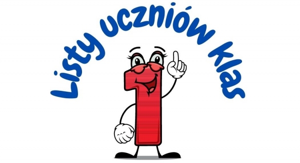 Listy uczniów klas pierwszych