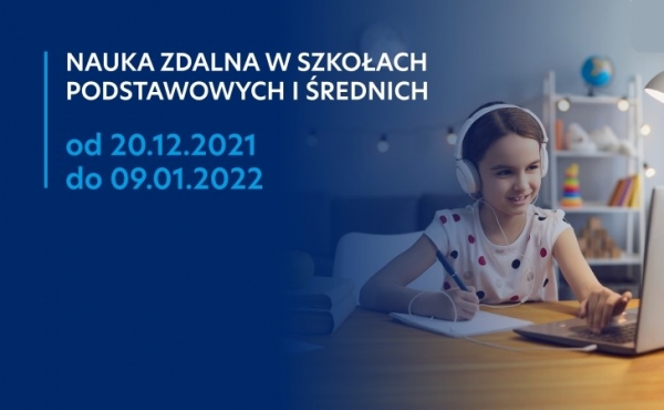 Nauka zdalna od 20.12.2021